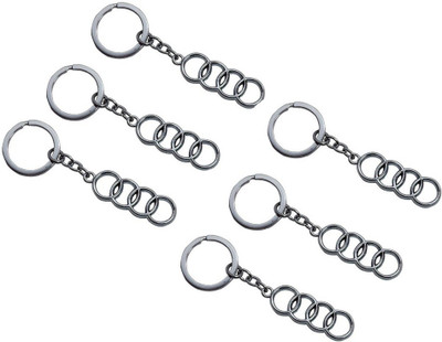 

Parrk Audi Metal Ring Car PK6 Key Chain(Silver)