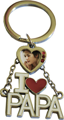 

Tech Fashion Frame I Love Papa Stunning White Locking Key Chain(Multicolor)