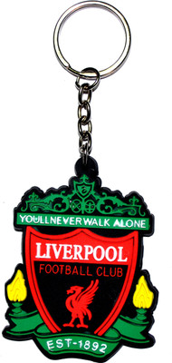 

Pin to Pen Liverpool Football Club Rubber keychain Key Chain(Multicolor)