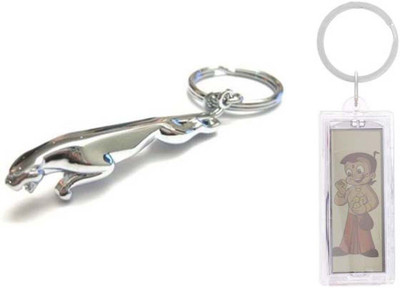 

Rashi Traders Jaguar + Bhim Solar Key Chain(Silver)