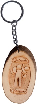 

Oyedeal Friends Forever Wooden Tree Slice KYCN19 Key Chain(Multicolor)