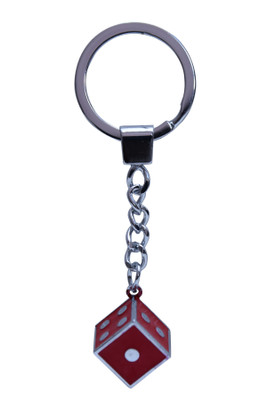 

Dealfinity Red Dice Metal DKYCN1580 Key Chain(Red)