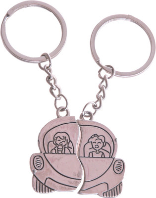 

Oyedeal Kycn595 Driving Crazy Couple Key Chain(Multicolor)