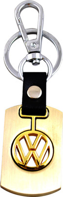 

Forty Creek Movable Volkswagen Icon Locking Key Chain(Gold)