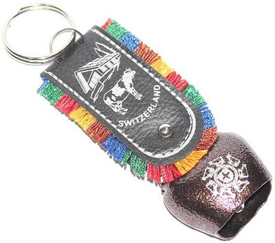 

Aura Big Swiss Cowbell Cow Bell Locking Key Chain(Multicolor)
