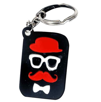 

CTW I love Mustache Acrylic Key Chain(Black)