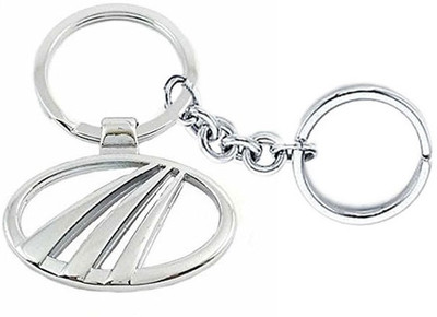 

24x7 Shop Mahindra Full Metal Key Chain(Silver)