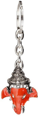 

New Pinch Ganesha head Key Chain(Orange)