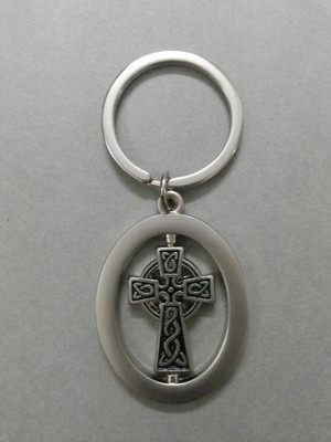

Oyedeal Cross Metal Key Chain(Silver)