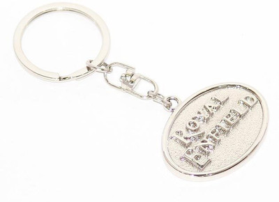 

Aura ROYAL ENFIELD DOUBLE SIDED FULL METAL Key Chain(Silver)