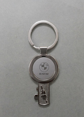 

Oyedeal 04 BMW Key Shape Key Chain(Silver)