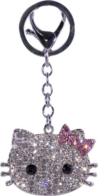 

Oyedeal Studded Kitty Face KYCN1689 Locking Key Chain(Multicolor)