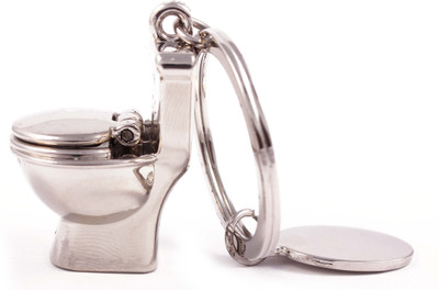 

Veevi Heavy Metal Toilet Seat Key Chain(Silver)