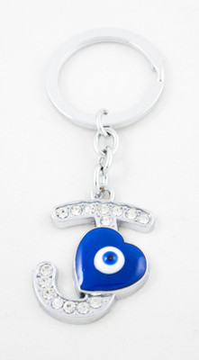

Forty Creek Letter J With Heart Key Chain(Silver)