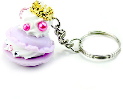 Archies Fancy Design Softy -TY1N Key Chain(Purple)