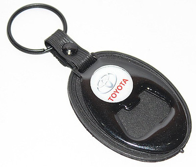 

Aura Toyota Bottle Opener Metal Locking Key Chain(Black)