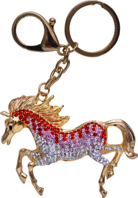

Oyedeal Studded Galloping Horse KYCN497 Locking Key Chain(Multicolor)