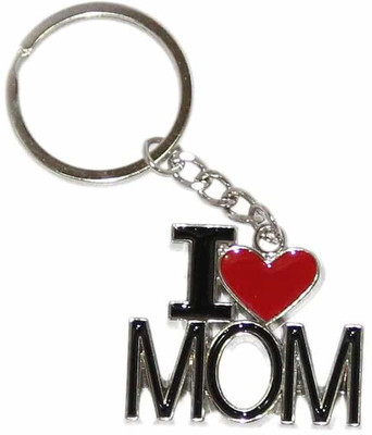 

Aura I Love Mom Key Chain(Red, Silver, Black)