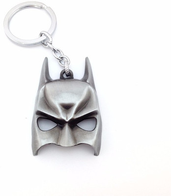 

Optimus traders Movie Batman face mask Dawn of Justice Logo Metal Key Chain(Silver)