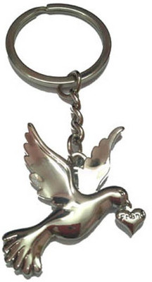 

City Choice Chrome Pigeon Key Chain(Silver)