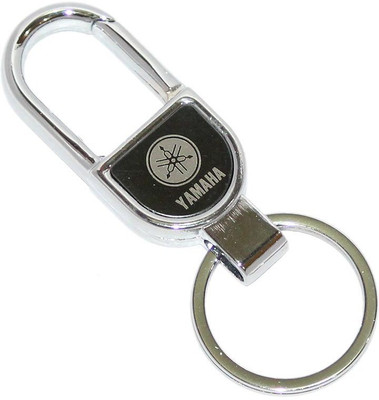 

Aura Imported Yamaha Bike Locking Key Chain(Black, Silver)