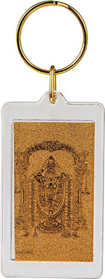 

Siri Creations God Balaji with 24kt Gold Foil Key Chain(Gold)