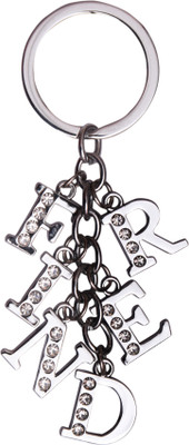 

Oyedeal Stone Studded Friend Metal Key Chain(Silver)