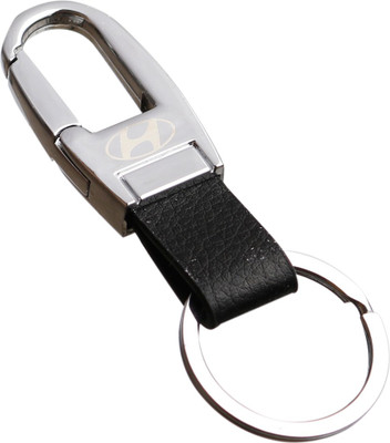 

Techpro Metal Silver Colour Hyundai Locking Key Chain(Multicolor)