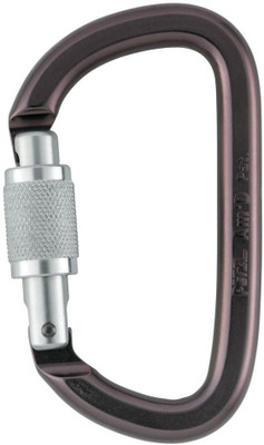 

Petzl Aluminum Carabiner Am' D Screw Lock Key Chain