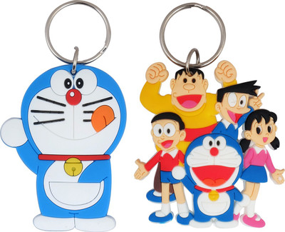 

Super Drool I Love Charming Cartoons Locking Key Chain(Multicolor)