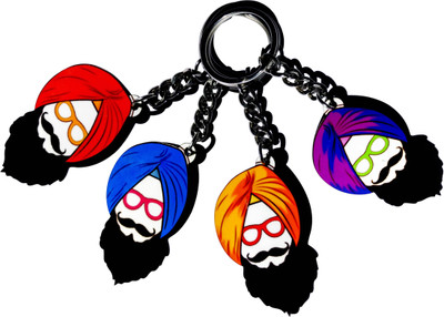 

MiiCreations Punjabi Singh Beard Key Chain(Multicolor)