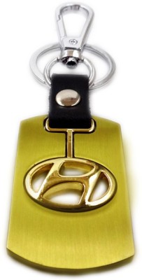 

Aditya Traders Classy Hyundai Car Attractive Designer Metal Car Locking Key Chain(Gold)