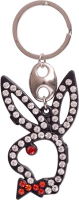 

Oyedeal Studded Playboy Bunny Full Metal Key Chain(Multicolor)