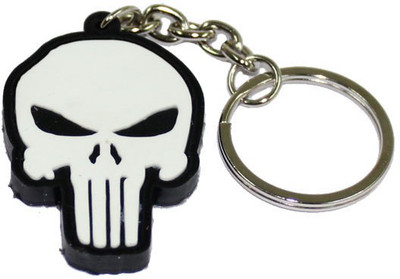

24x7 Shop Punisher Rubber Key Chain(Multicolor)