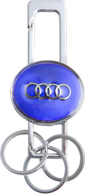 

Forty Creek Round Audi Locking Key Chain(Blue)