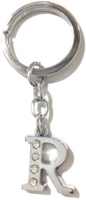

Rashi Traders Alphabet R Chrome Key Chain(Silver)