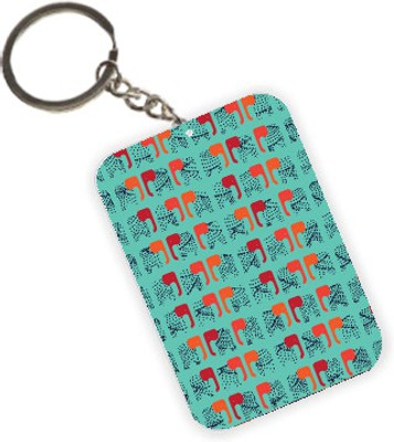 

The Crazy Me Elephant Key Chain(Multicolor)