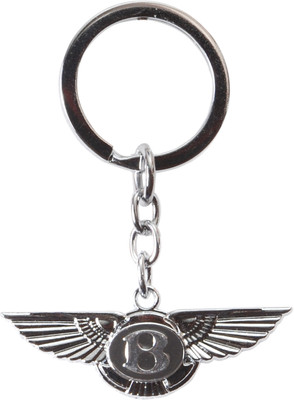 Oyedeal Bentley Full Metal Key Chain(Silver)