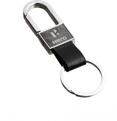 

Techpro Black Leatherite Hero Locking Key Chain(Multicolor)
