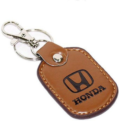 Aura Simple Honda Key Chain(Brown, Black)