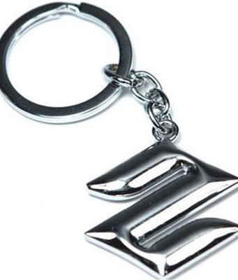 true traders True Traders silver metal suzuki keychain Key Chain(Silver)