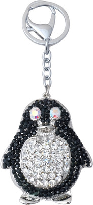 

Super Drool Black Penguin Locking Key Chain(Black)