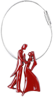 

Zeroza Romantic Couple FY113 Metal Key Chain(Red)
