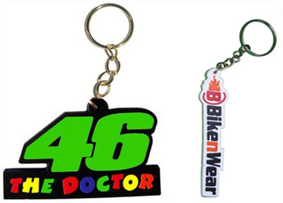 

Bikenwear Doctor46 Key Chain(Green, Red)