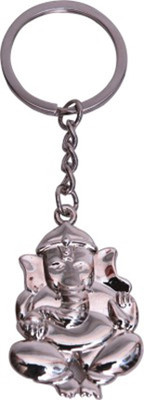 

Confident MVP212 Metal Ganesha Silver Color Key Chain(Silver)