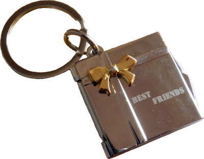 

Techpro Friendship Photo album Gift Key Chain(Silver)