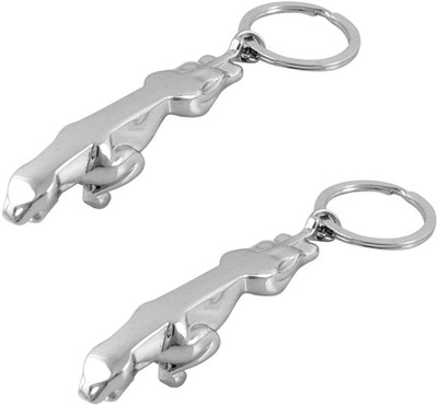 FUNSTOP Jaguar Key Chain(Silver)