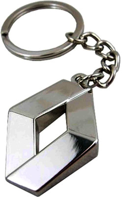 

Tech Fashion Renault Car Logo Locking Key Chain(Silver)