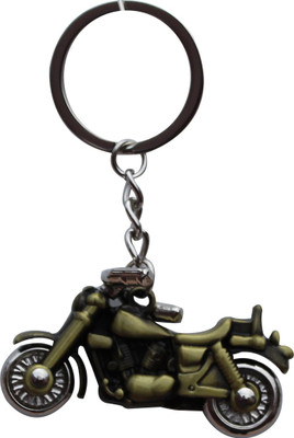 Anishop Bullet Royal Enfield Bike Metal Keyring Key Chain(Gold) available at flipkart for Rs.147
