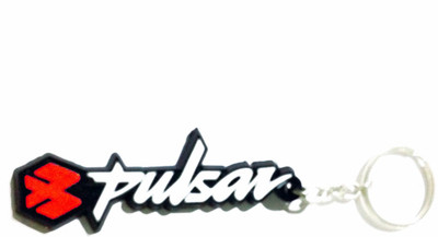 

Tech Fashion Pulsar Bike Logo Synthetic Locking Key Chain(Red, Black)